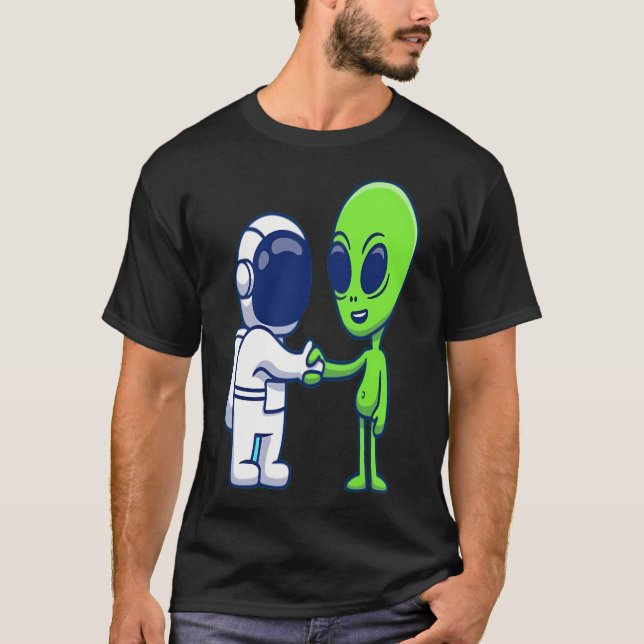 Astronaut Design T Shirt (Framsida)