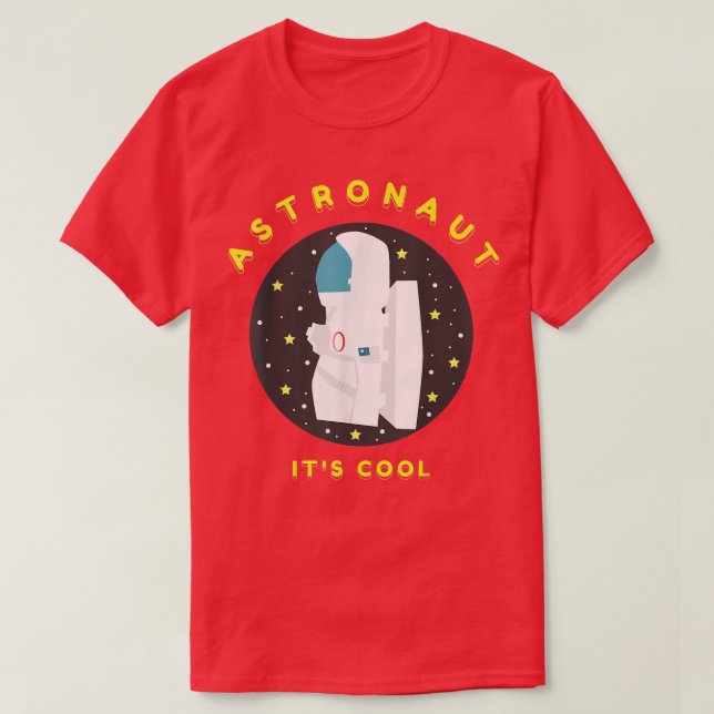 ASTRONAUT, det är coola T Shirt (Design framsida)