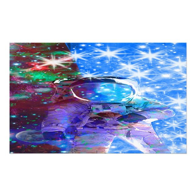 Astronaut Dimensions Fototryck (Framsidan)