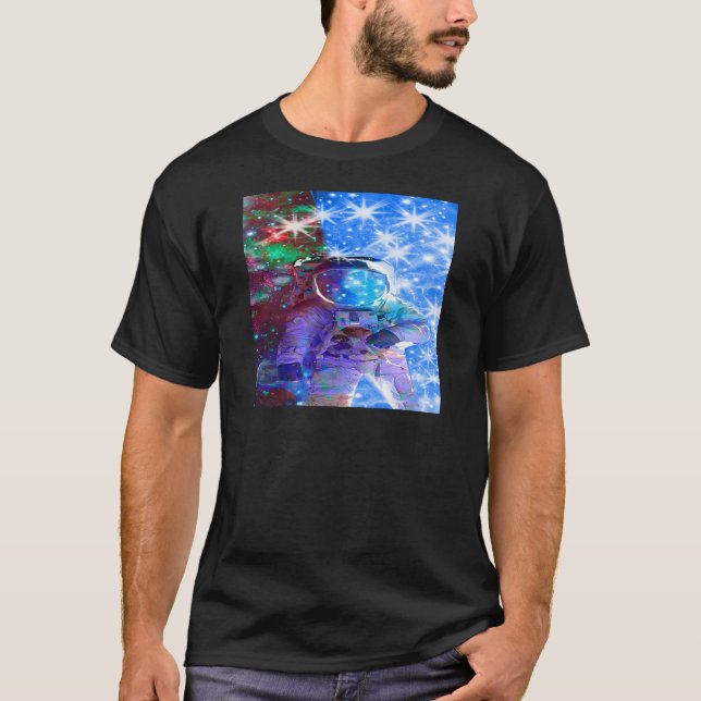 Astronaut Dimensions Tee Shirt (Framsida)