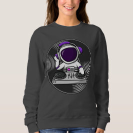 Astronaut DJ Cute Space Music-design T Shirt