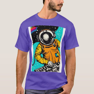 Astronaut DJ i rymd 3 T Shirt