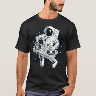 Astronaut DJ med Turntable T Shirt