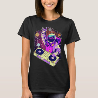 Astronaut DJ Music Psychedelic Psytrance Techno ED T Shirt
