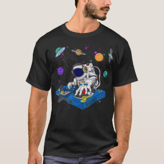 Astronaut DJ Psychedelic Music Techno EDM Festival T Shirt