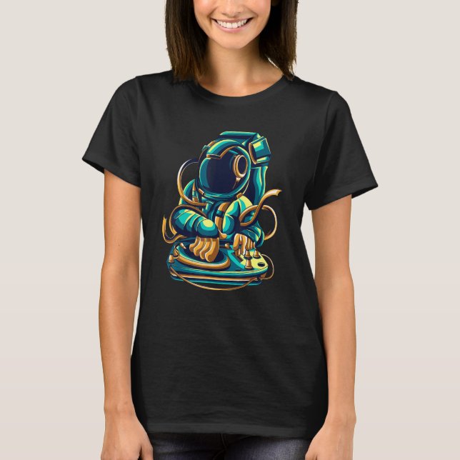Astronaut DJ T Shirt (Framsida)