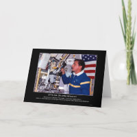 Astronaut Donald Thomas ombord på Spacelab Modu