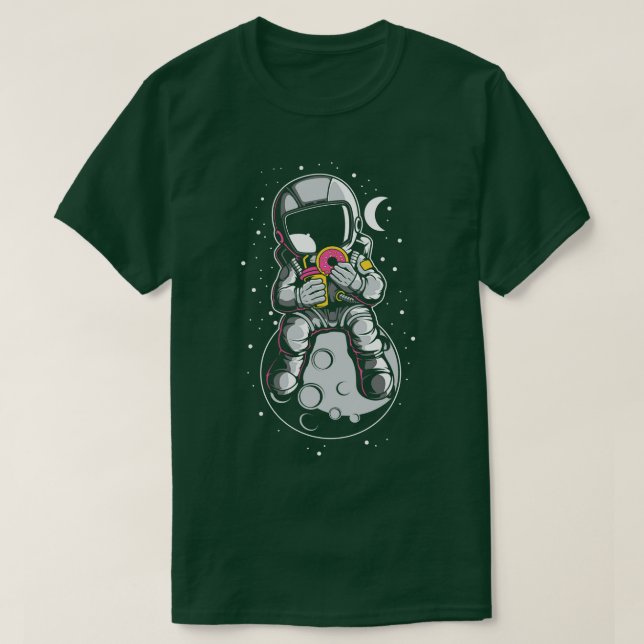 ASTRONAUT DONUTS T SHIRT (Design framsida)