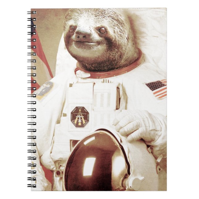 Astronaut Dovhjort Anteckningsbok (Framsidan)