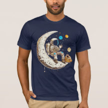 Astronaut Drinking Coffee T-Shirt