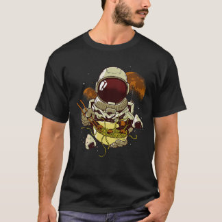 Astronaut Eating Ramen Noodles Sushi Ris Yttre SpP T Shirt