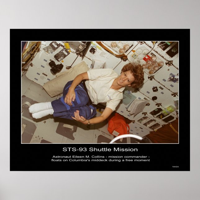 Astronaut Eileen M. Collins-flyter Poster (Framsidan)