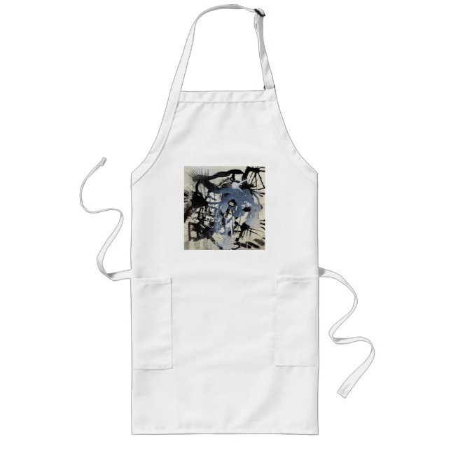 Astronaut fickapron långt förkläde (Framsidan)