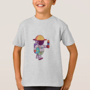 Astronaut, fina planeter t shirt