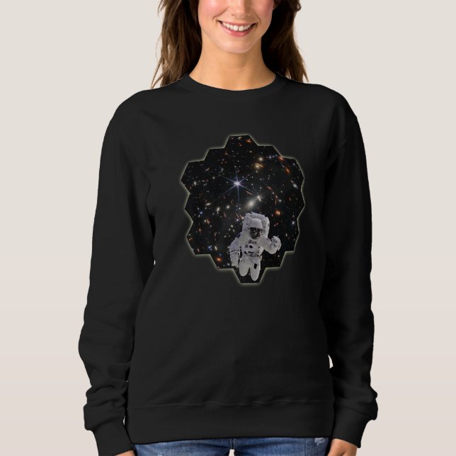 Astronaut First Deep Field Image Webb Space Telesc T Shirt (Framsida)
