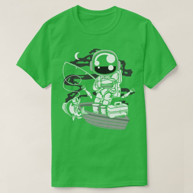 ASTRONAUT FISHERMAN T SHIRT (Design framsida)