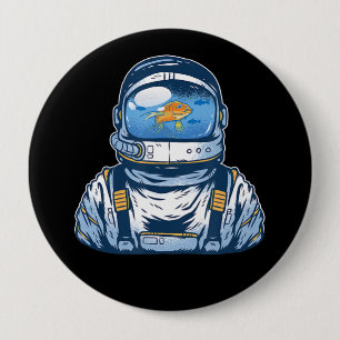 Astronaut Fiskskål Helmet Goldfish Spaceman Kosty Knapp