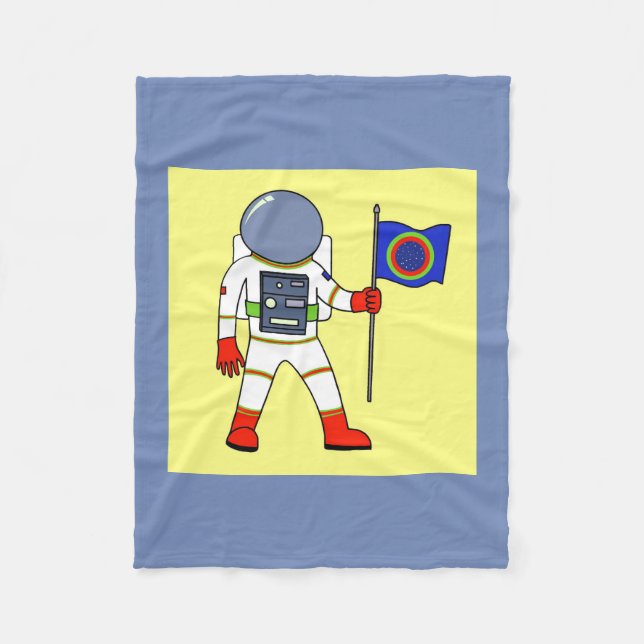 Astronaut Fleecefilt (Framsidan)