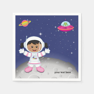 Astronaut-flicka Pappersservett