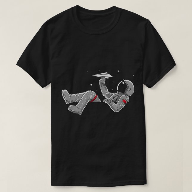 Astronaut Floating in Space Design T Shirt (Design framsida)