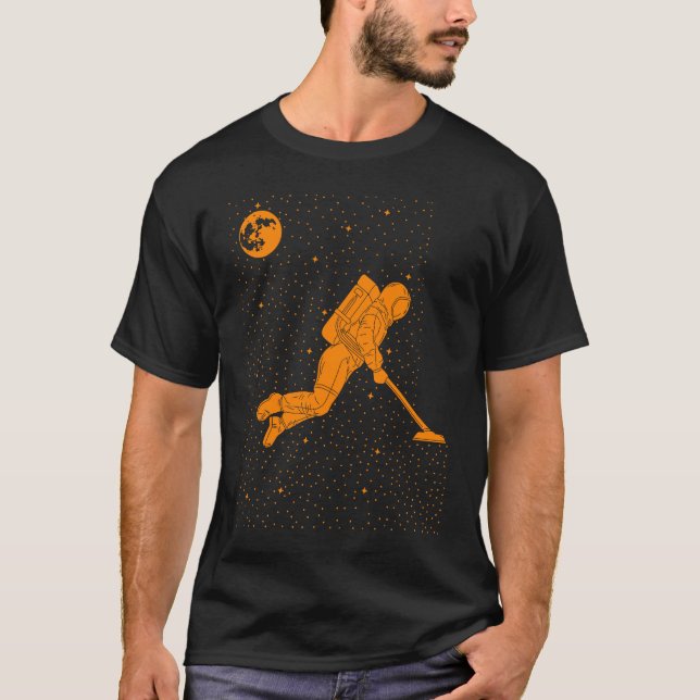 Astronaut För manar Women Spaceman Space Vacuum T Shirt (Framsida)
