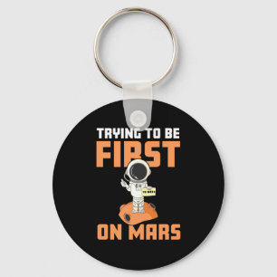 Astronaut försöker vara först på Mars Nyckelring