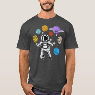 Astronaut Funny Planets Solar System T Shirt