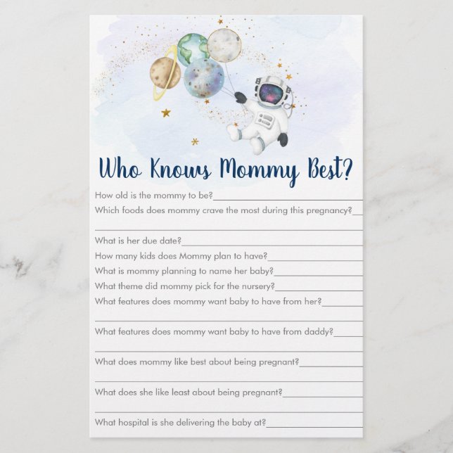 Astronaut Galaxy som känner Mammans bästa spel (Framsida)