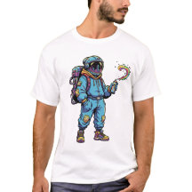 Astronaut Galaxy Stars graffiti Vibes T-Shirt