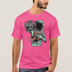 Astronaut Ghetto Blaster Boombox - 80S 90S Hip hop T Shirt