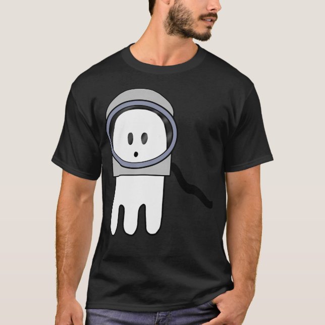 Astronaut Ghost T Shirt (Framsida)