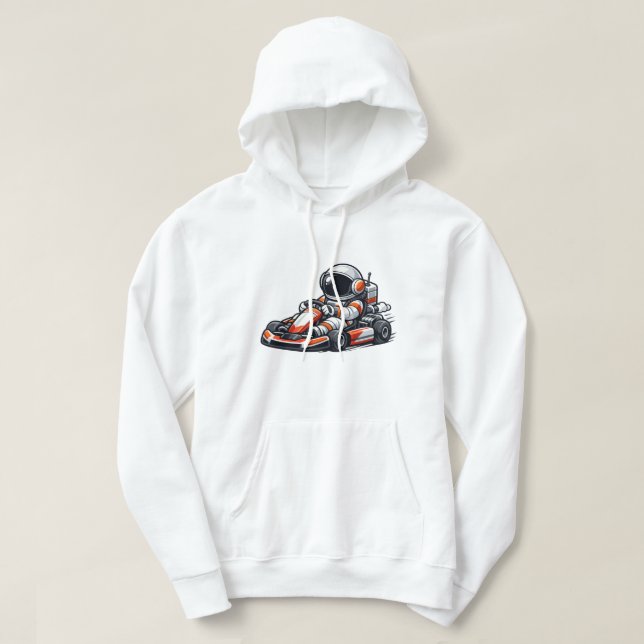 Astronaut Go-Kart Hoodie (Design framsida)
