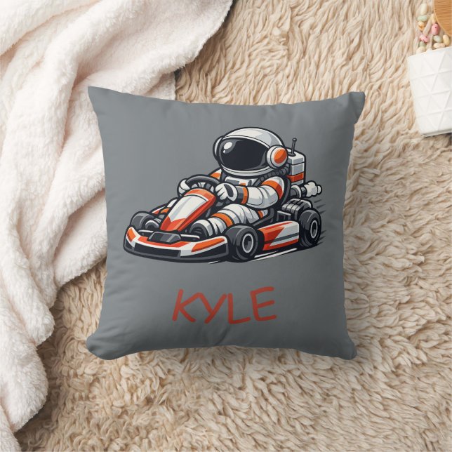 Astronaut Go-Kart Kudde (Filt)