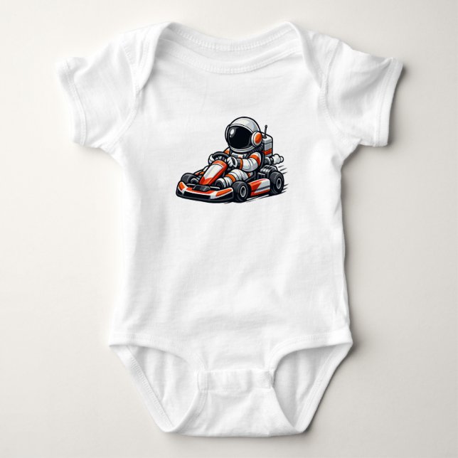 Astronaut Go-Kart T Shirt (Framsida)