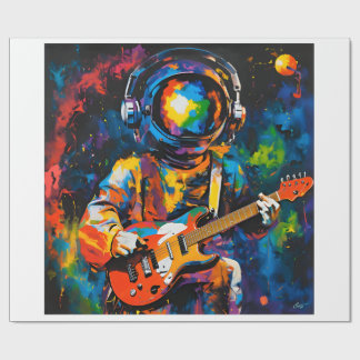 astronaut guitarist presentpapper