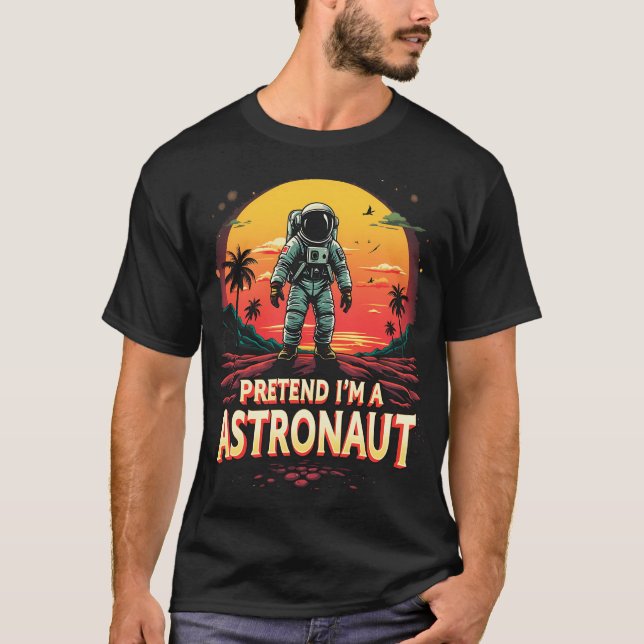 Astronaut Halloween Förbifall I M A Astronaut T Shirt (Framsida)