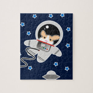 Astronaut Hamster Pussel