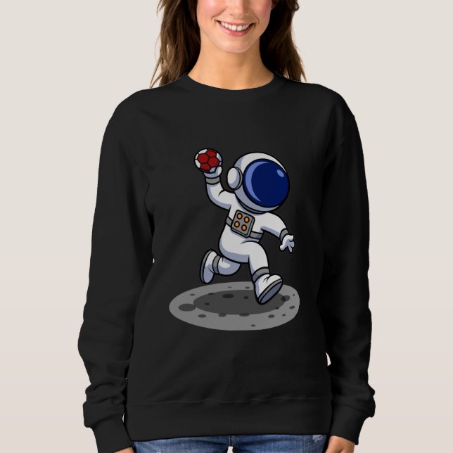 Astronaut Handball Adventure T Shirt (Framsida)