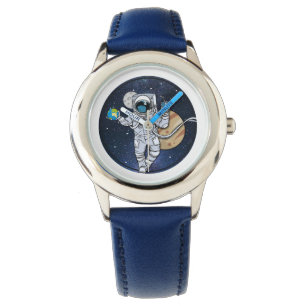 Astronaut har plats ( klocka) armbandsur