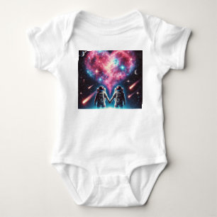 Astronaut Heart Galaxy T- Shirt T