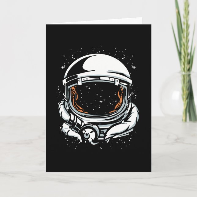 ASTRONAUT HELMET SPACE KORT (Framsida)