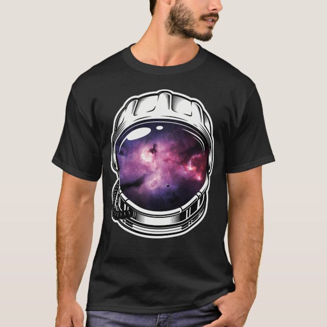 Astronaut Helmet T Shirt (Framsida)