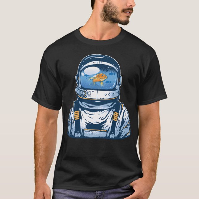Astronaut Helmet T Shirt (Framsida)