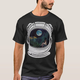 Astronaut Helmet - Utforska det universella T Shirt