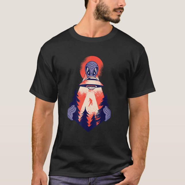 Astronaut hjälm fisk t shirt (Framsida)