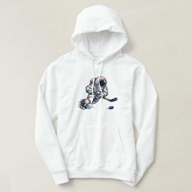 Astronaut Hockey Hoodie (Design framsida)