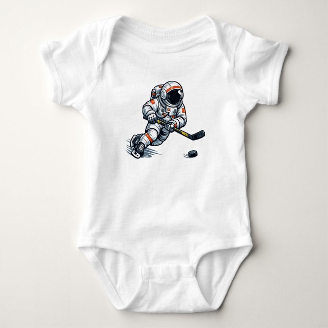 Astronaut Hockey T Shirt (Framsida)