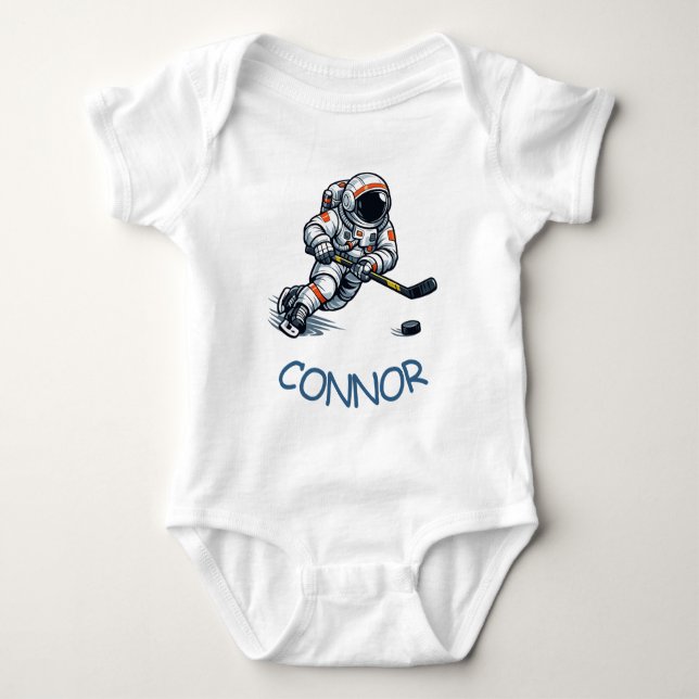 Astronaut Hockey T Shirt (Framsida)