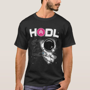 Astronaut HODL AMP mynten till Måne Crypto Token W T Shirt