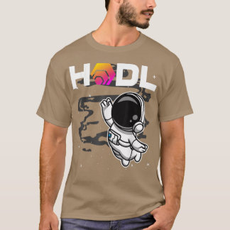 Astronaut HODL HEX mynning till Måne krypto B T Shirt